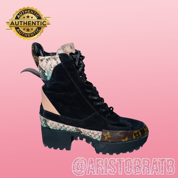 LOUIS VUITTON Pokerface Platform Desert Boot. - Picture 1 of 5